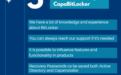 Why should you use CapaBitLocker?